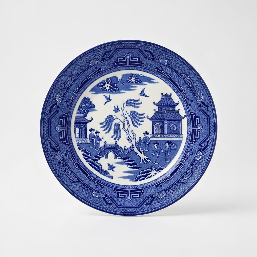 10" Dinner Plates (Set of 4) - Blue Willow Dinnerware by Churchill